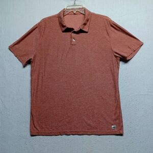 Vuori Men's Polo Shirt Short Sleeve Sz L